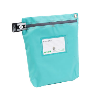 Papier- und Hartgeldtasche - Runde, Grün, Mittel